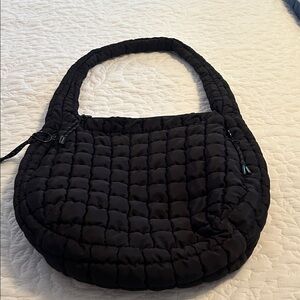 Black Quilted Women's Bag